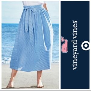 Vineyard Vines x Target Striped Midi Skirt
